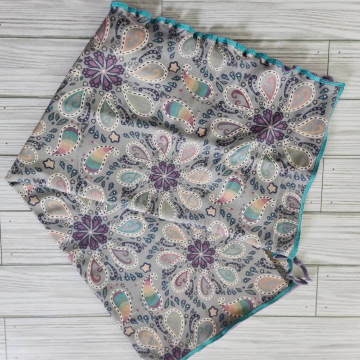 Vintage Floral Paisley Hair Towel for wholesale by The Nut 'n Bubs