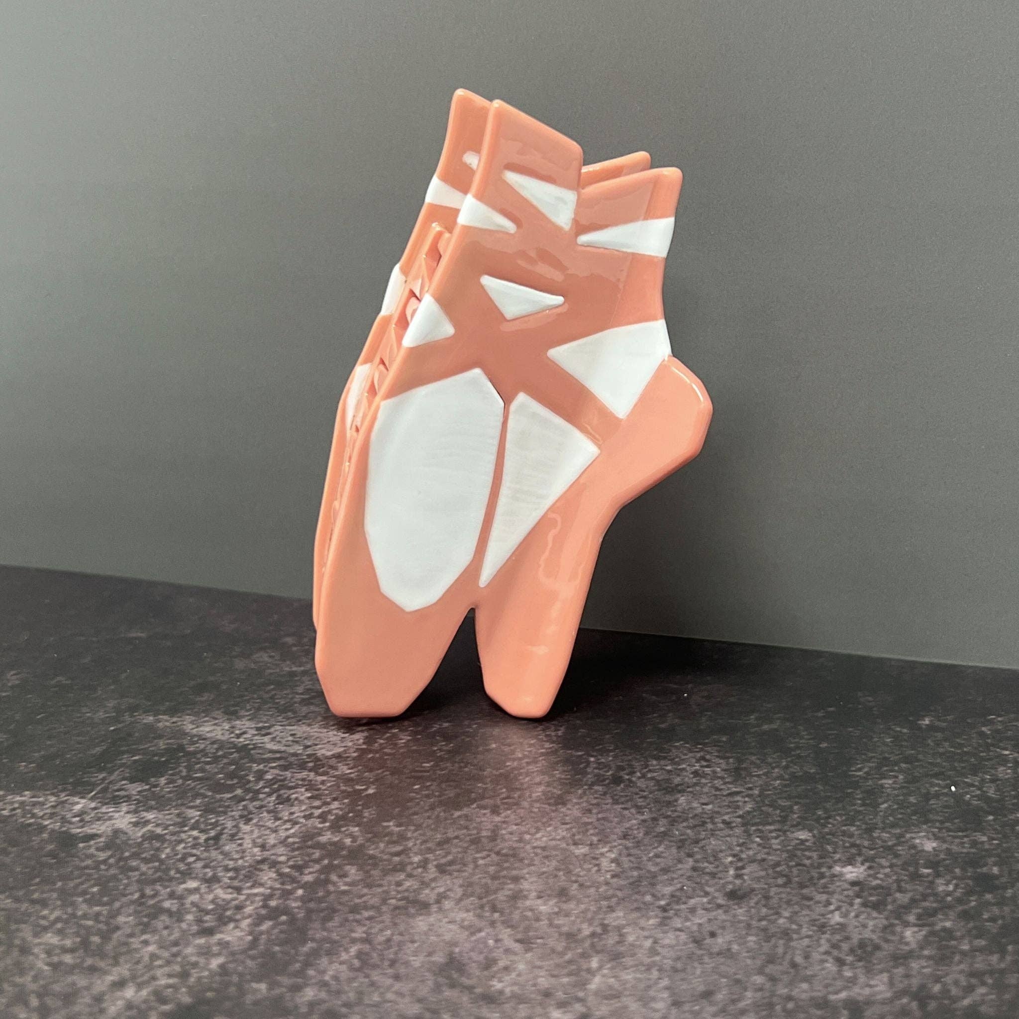 Rainbow Unicorn Birthday Surprise - Wholesale Hair Clip - Women's - Ballet Slipper Hair Claw Clip – Pink Dance-Inspired Accessory with Ribbon Ties for Ballerina Aesthetic & Elegant Hairstyles3