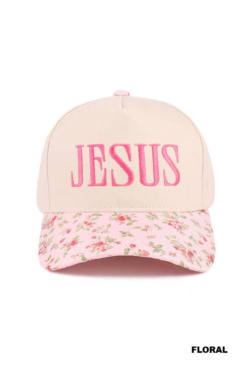42POPS - Wholesale Baseball Cap - Women's - ,....1028 Jesus two tone canvas cotton cap SI-289892