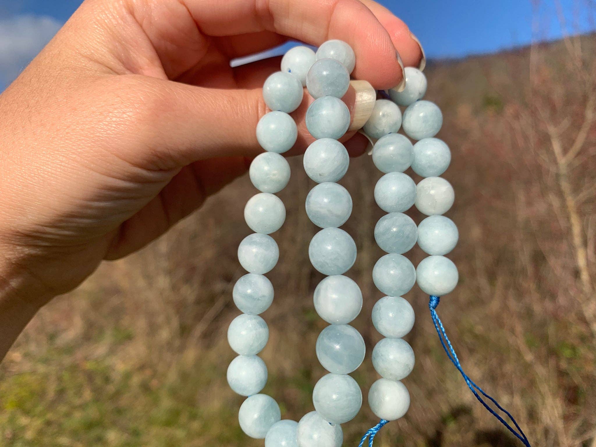 REMOVED BRAND - Wholesale Beads - Aquamarine beads between 4 and 12 mm AMU9