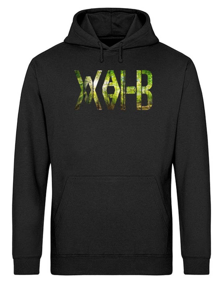 Forest Forest Grote biologische basic hoodie met capuchon voor wholesale door Uwaldu