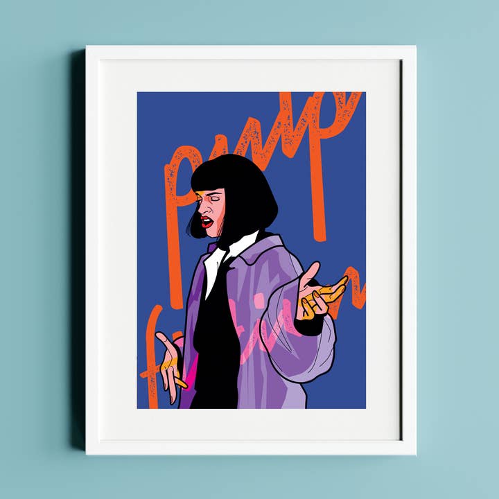 Poster culto del film Pulp Fiction formato A3 🎬 per la vendita all'ingrosso da parte di Les fonds perdus