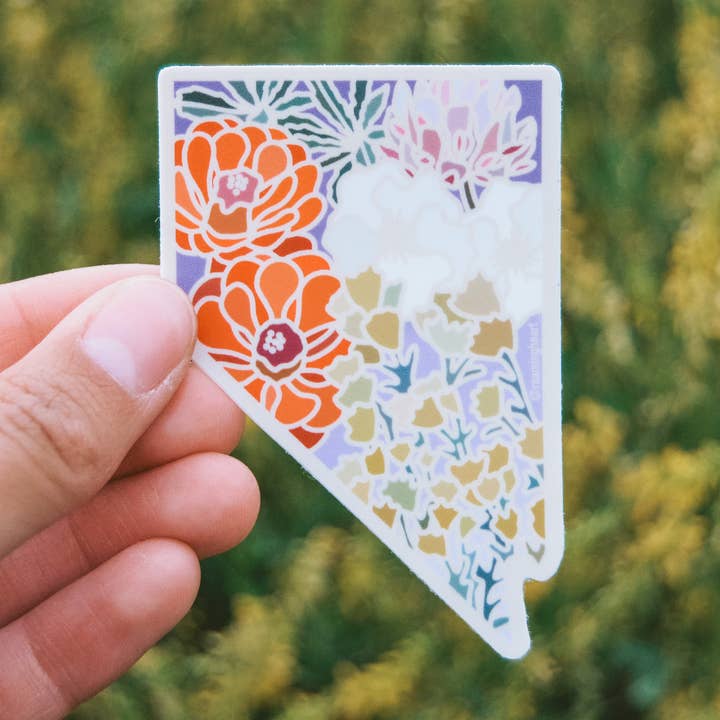 Nevada Wildflower | Sticker for wholesale by Roaming Heart