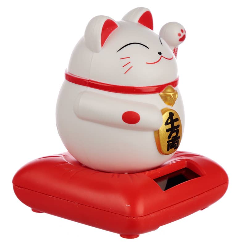 Puckator Ltd - Wholesale Ornament - Waving Cat Solar Pal2