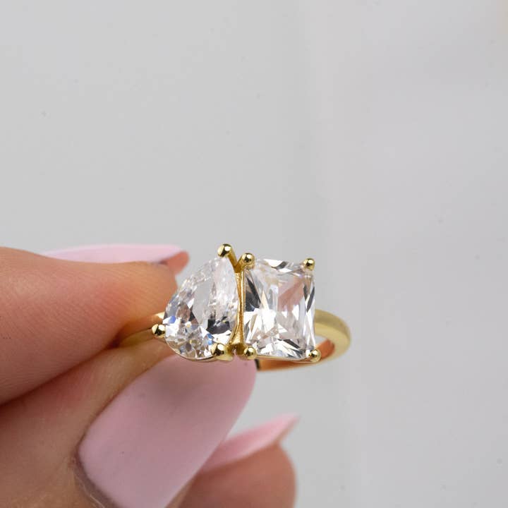 Sami Jewels - Wholesale Multi-Stone Ring - Toi et Moi Ring