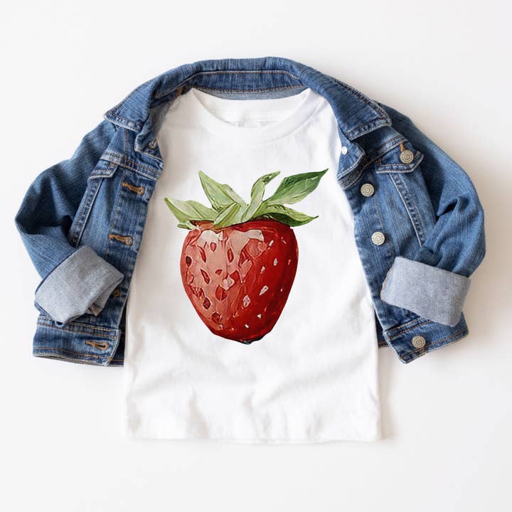 ChubbyBubbyBear - Wholesale T-Shirt - Kids - Strawberry Tee1