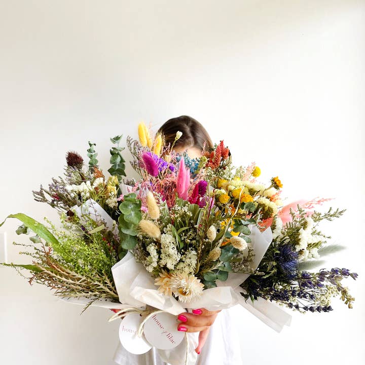 House of Lilac - Wholesale Dried/Pressed Flowers - Classic Dried Flower Mini Bouquet