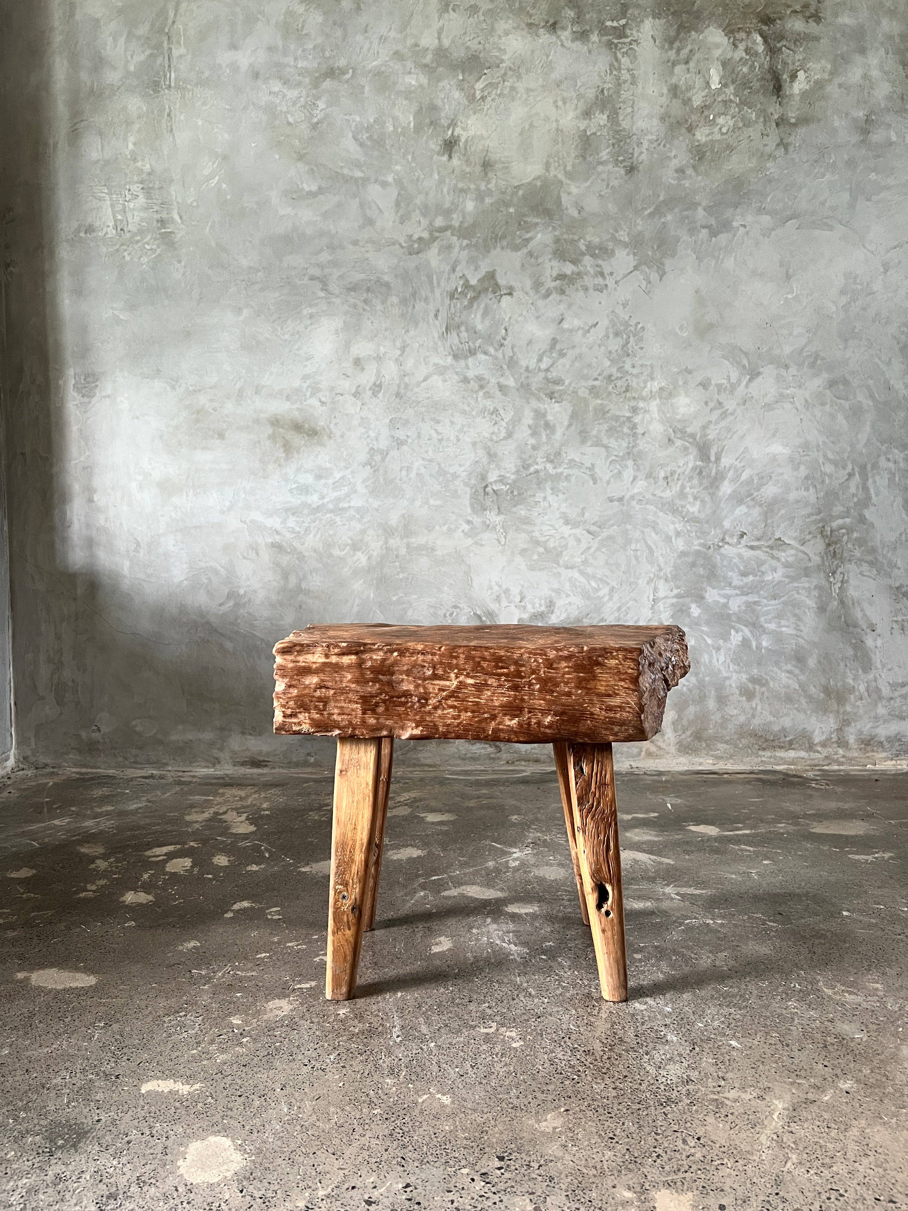 Office Objets - Wholesale Bench - Small organic bench in blonde Asian teak with four legs - Sepuluh6