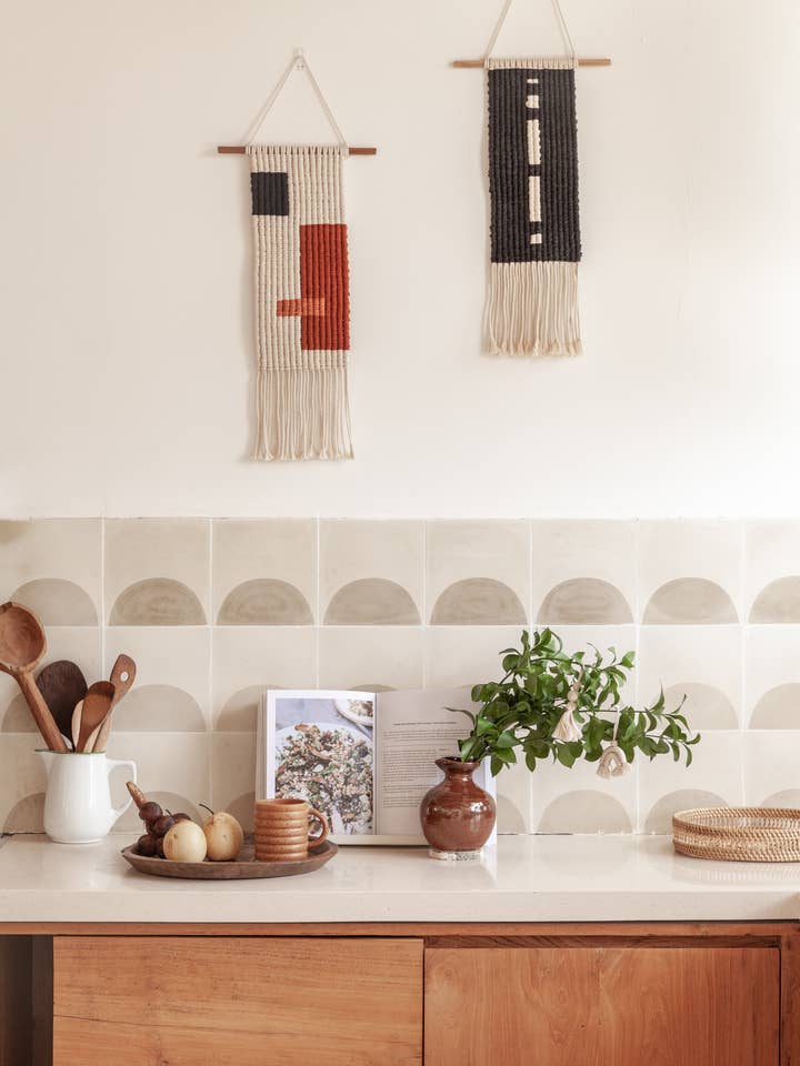 Block Macrame Wall Hanging for wholesale by Village Thrive