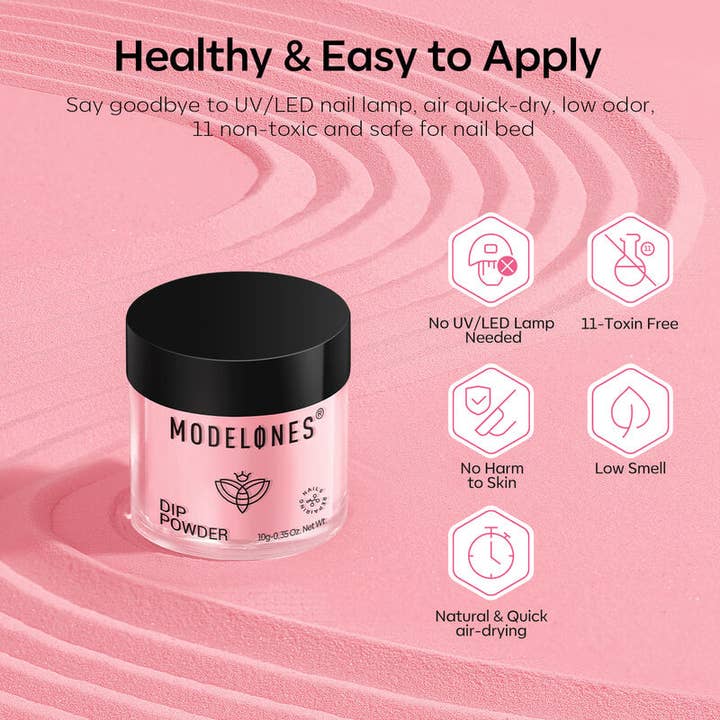 Modelones - Wholesale Nailcare set - Stay by My Side - 46Pcs 20 Colors Dipping Powder Kit6