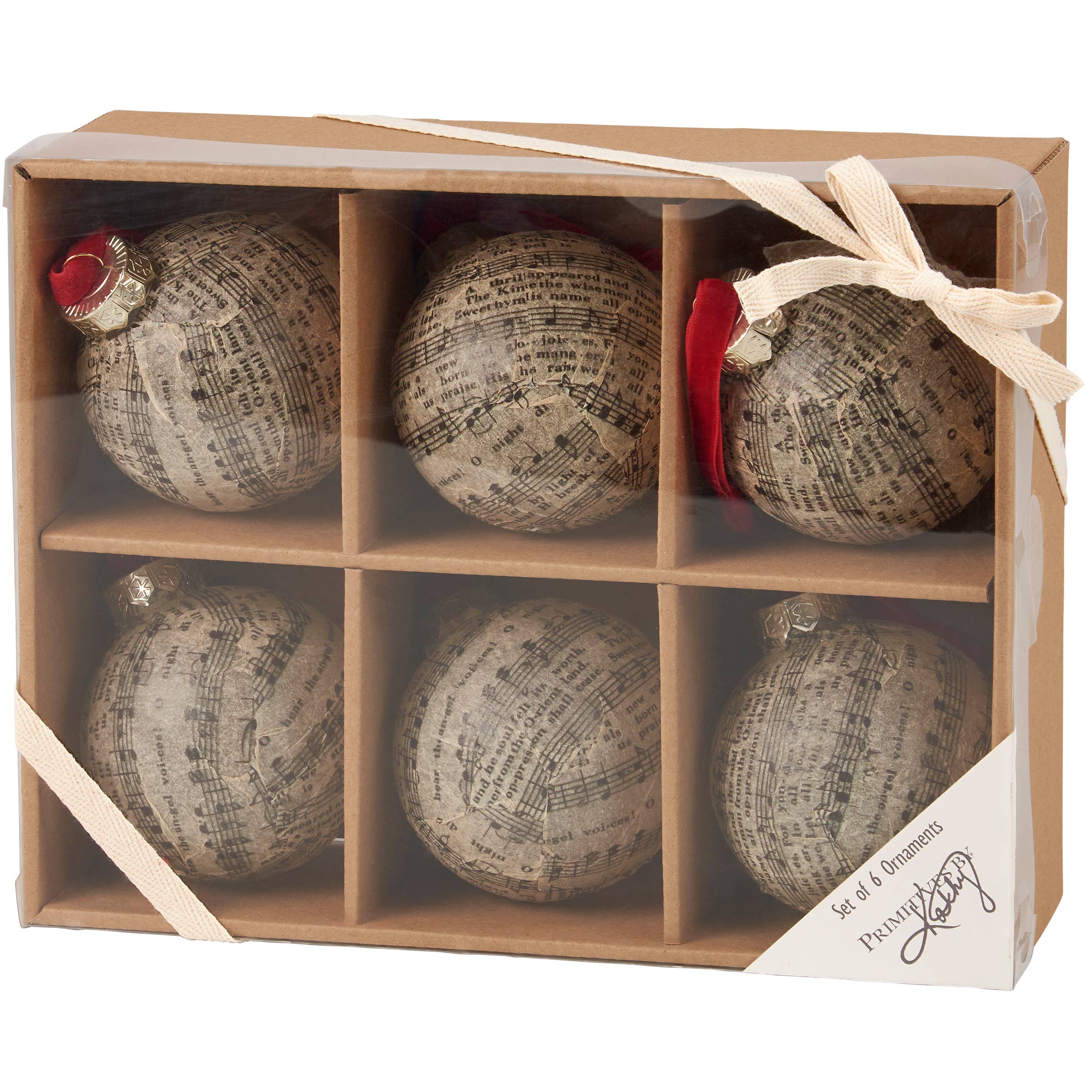 Primitives by Kathy - Wholesale Ornament - O Holy Night Ornament Set1