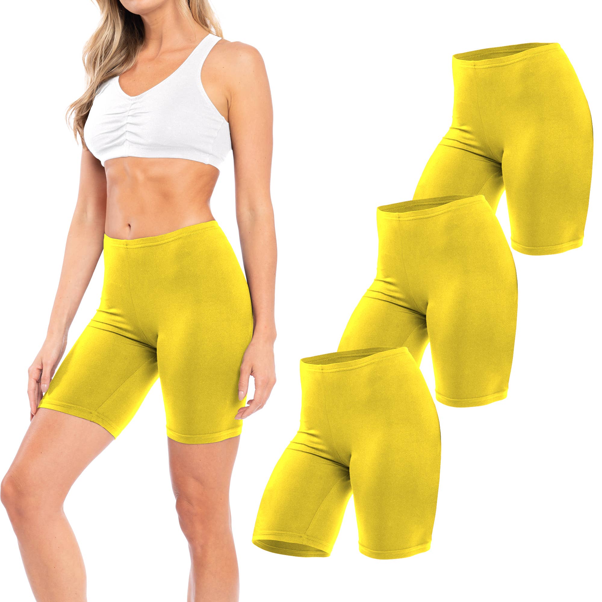 I-Wear Brands - Wholesale Athletic Shorts - Women's - 3 Pack Women's Cotton Boy Shorts Underwear Anti Chafing5