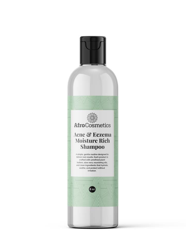 Acne & Eczema Moisture Shampoo 8 oz
for wholesale by AfroCosmetics & Culture