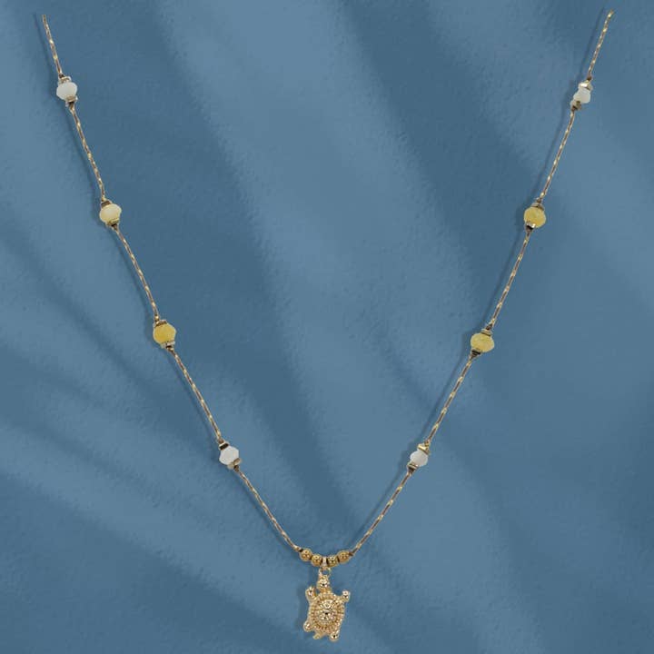 Kurma Yellow Citrine 23 women's necklace for wholesale by LOetMA