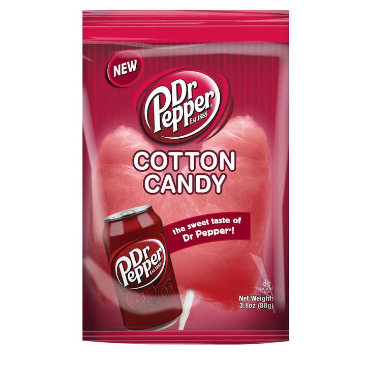 Dr. Pepper Cotton Candy 3.1oz - 12ct for wholesale by I Got Your Candy