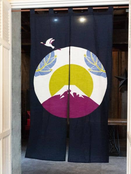 Ametsuchi by Amina Collection - Wholesale Curtain - Modern Japanese Design NOREN Door Curtain0