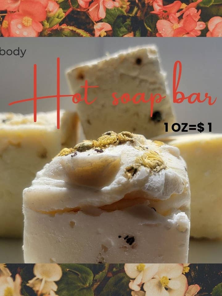 Grim håndlavet varm sæbebar (tilfældigt valgt) 5 oz, 10 oz for engroshandel hos gbb Goodbetterbest Skin