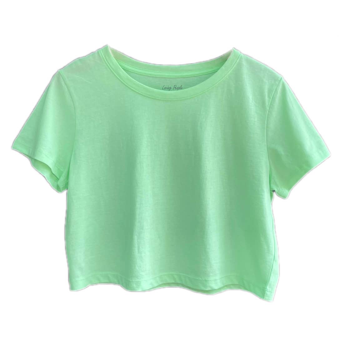 LOVING PEOPLE - Wholesale T-shirt – women's - Premium Cotton Crop Tops (New Colors!)28
