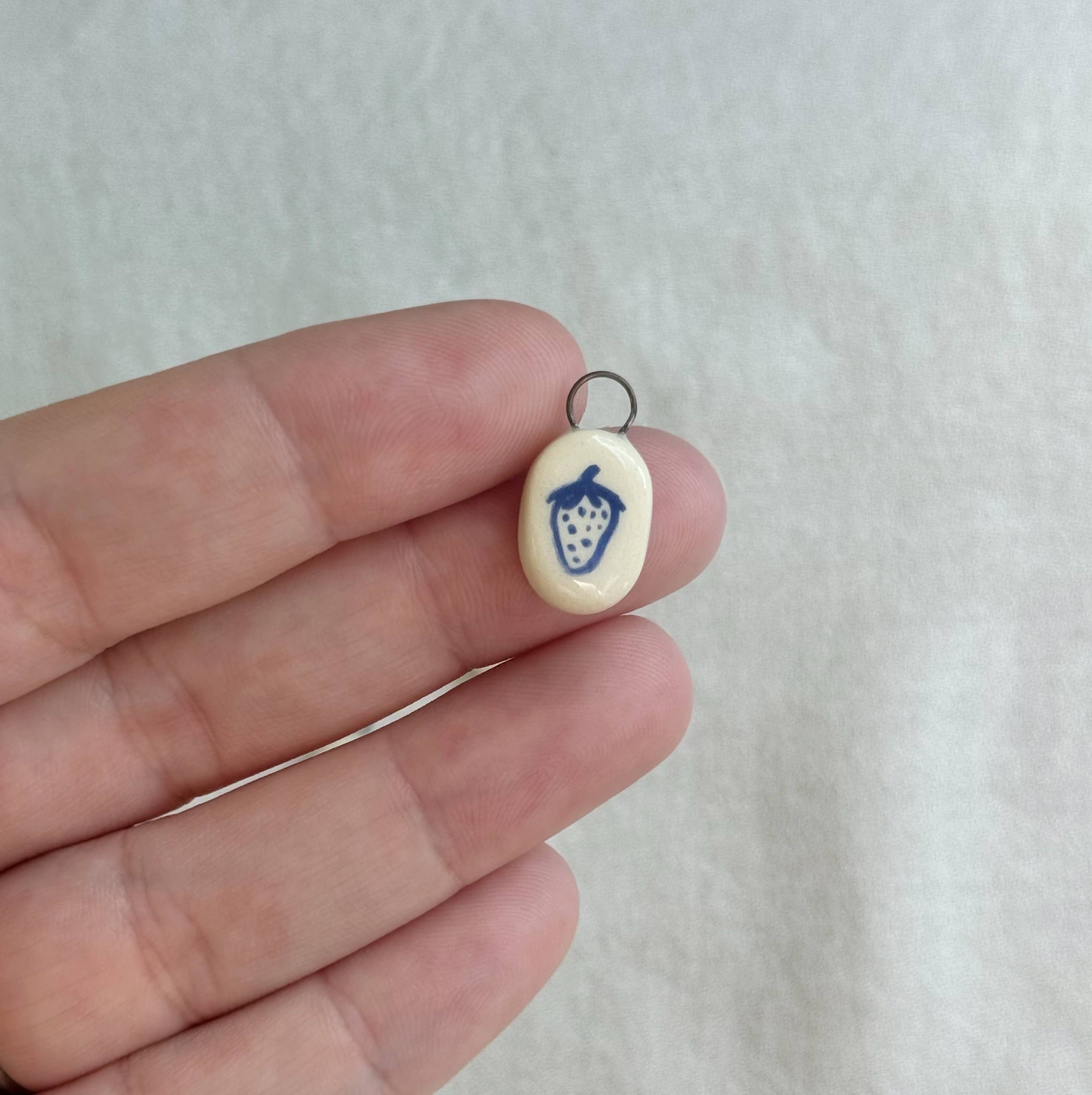 Terra Clay Co. - Wholesale Individual Charm/Pendant - Simple Fruit Ceramic Charm0