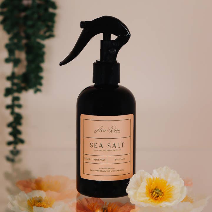 Aria Rose Bath Co - Wholesale Room & Linen Spray - Sea Salt Room + Linen Spray - Sunshine Collection