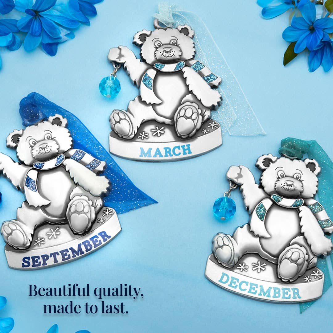 Gloria Duchin - Wholesale Ornament - Birthstone Bear Ornament16