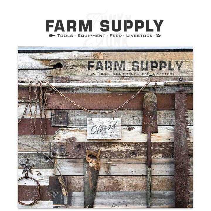 FJ061 Funky Junk's Farm Supply for wholesale by Muddaritaville Studio