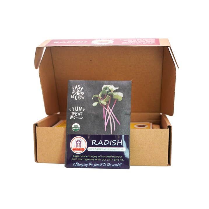 Creator Wellness - Wholesale Plant Seeds - Radish Microgreen Growing Kit, Quick Harvest in 10 Days6
