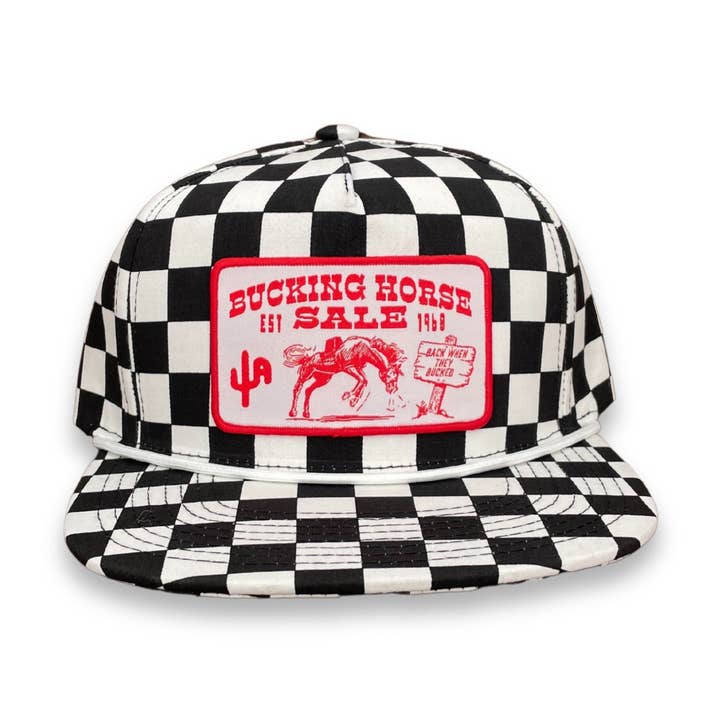 "Cavallo Impennato" - Traguardo, Cappellino Snapback per la vendita all'ingrosso da parte di Cactus Alley Hat Co.