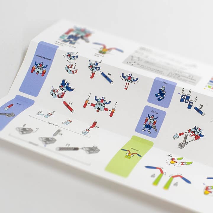 Magnote - Wholesale DIY Craft Kit - PIPEROID Drill & Repeat paper craft - Pirate & His Partner