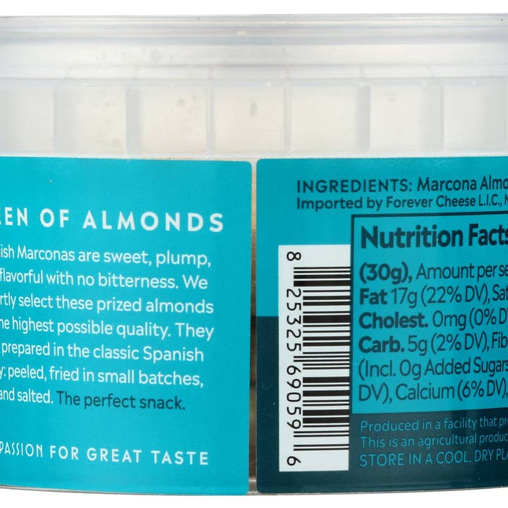 MITICA ALMONDS MARCONA MINITUB - Case of 12 for wholesale by Everyday Supply Co