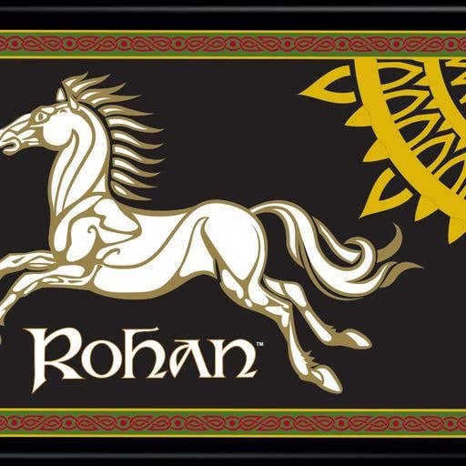 Ata-Boy - Wholesale Magnet - LOTR Rohan Flag Horse Magnet