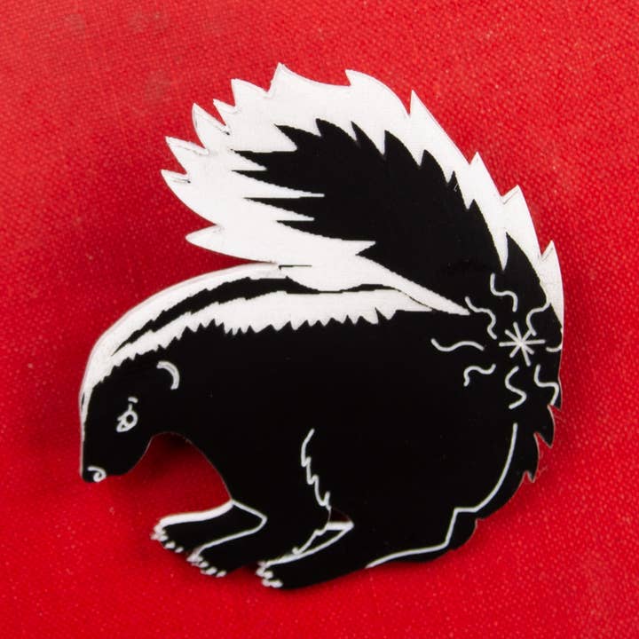 Skunk Pin for wholesale by Darling Marcelle