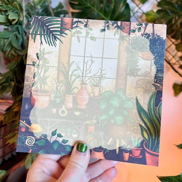 Plant Room Notepad Large for wholesale by SwirliNyx