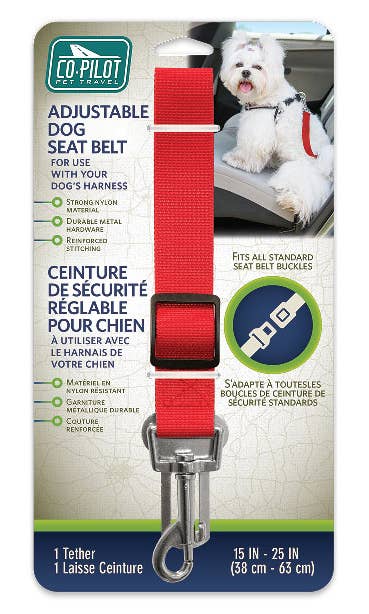 Precious Tails - Wholesale Pet Leash - Dog - Precious Tails Co-Pilot Adjustable Dog Seat Belt12