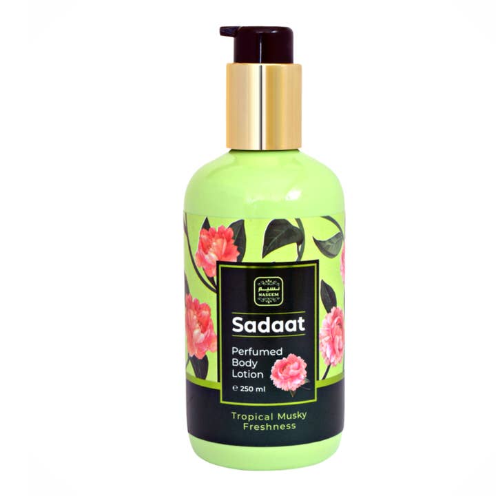 Loción corporal SADAAT Strong Fruity Crema hidratante corporal para hombre 8.45 para venta al por mayor de NASEEM