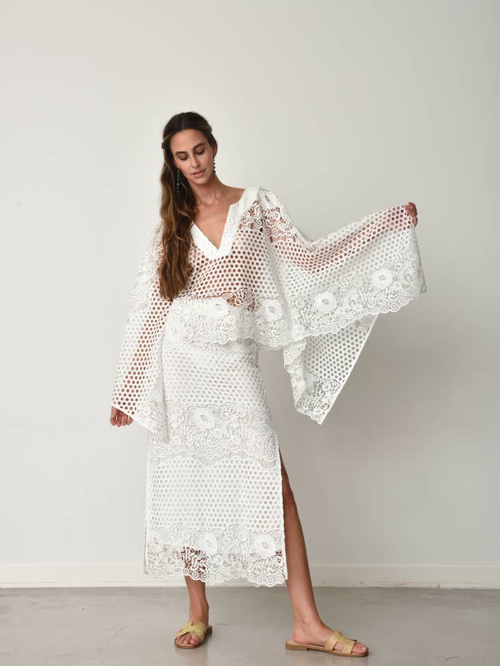 Banko Poncho for wholesale by Muche & Muchette