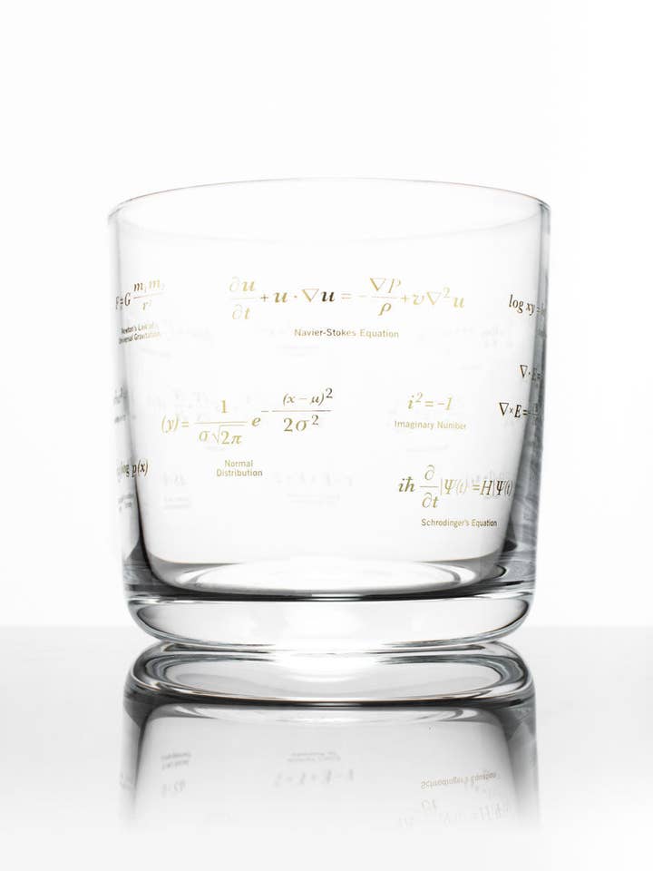 Gleichungen, die die Welt veränderten Whiskyglas (4er-Set) für den Großhandel von Cognitive Surplus