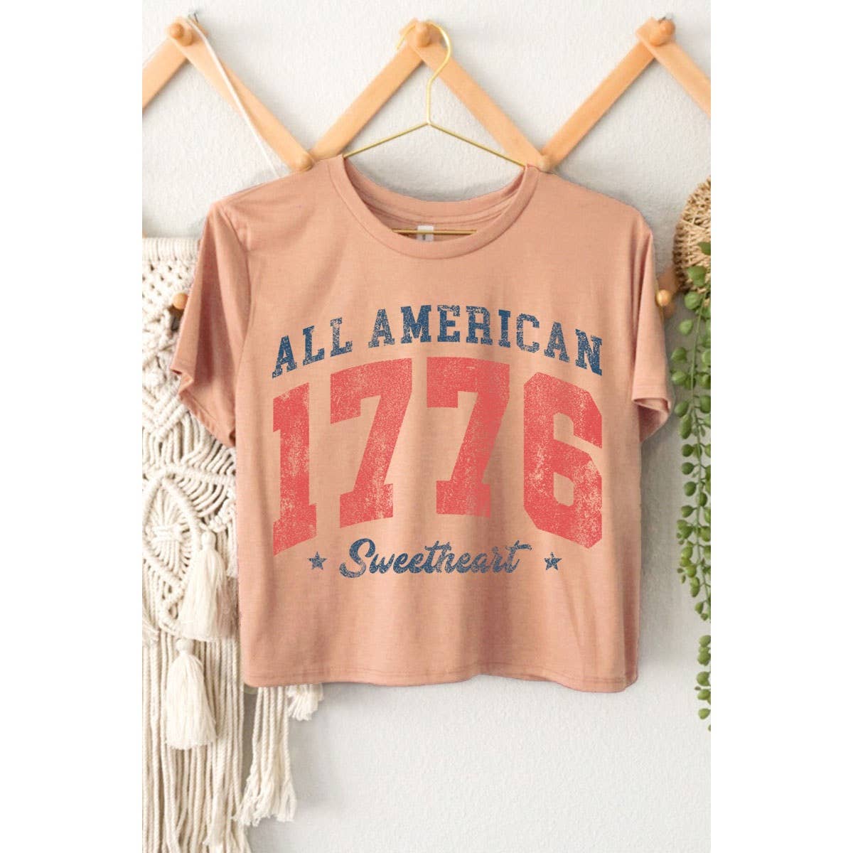 HRTandLUV - Wholesale T-Shirt (Graphic) - Women's - ALL AMERICAN 1776 SWEETHEART GRAPHIC CROP TOP2
