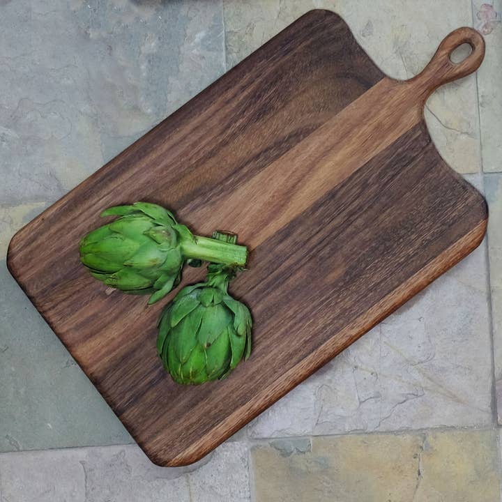 Large Loop Handle Wood Cutting Board, Charcuterie Board for wholesale by Sobremesa