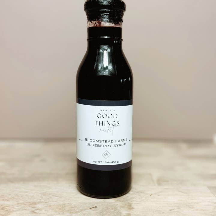 Wendi’s Good Things Market - Venta al por mayor Sirope de sabores - Sirope de Arándanos de Bloomstead Farms