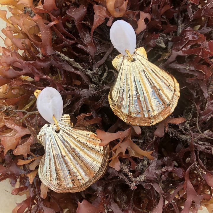 Vieiras doradas para venta al por mayor de Finds Design