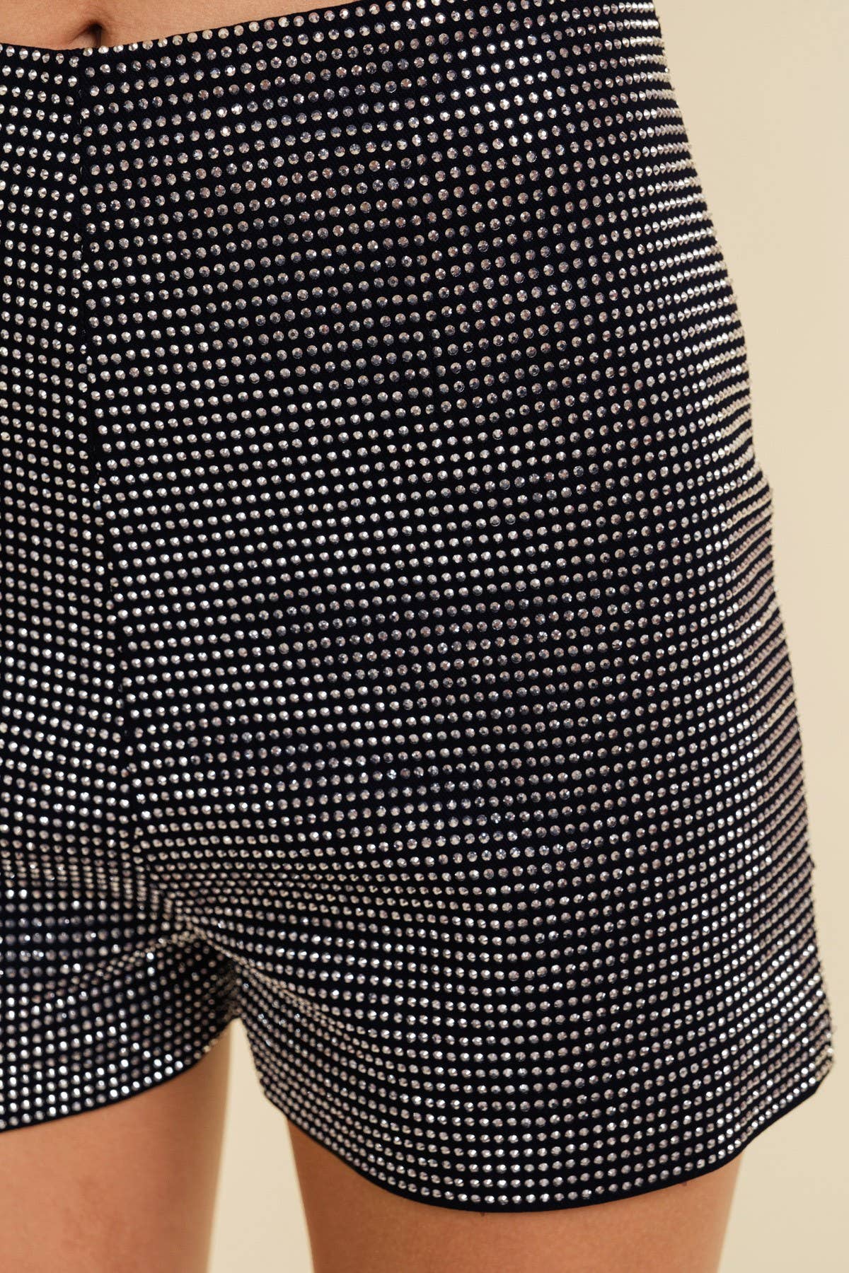 Cloud Ten - Wholesale Shorts - Women's - CP6126A-1 - RHINESTONE ZIP SHORTS7