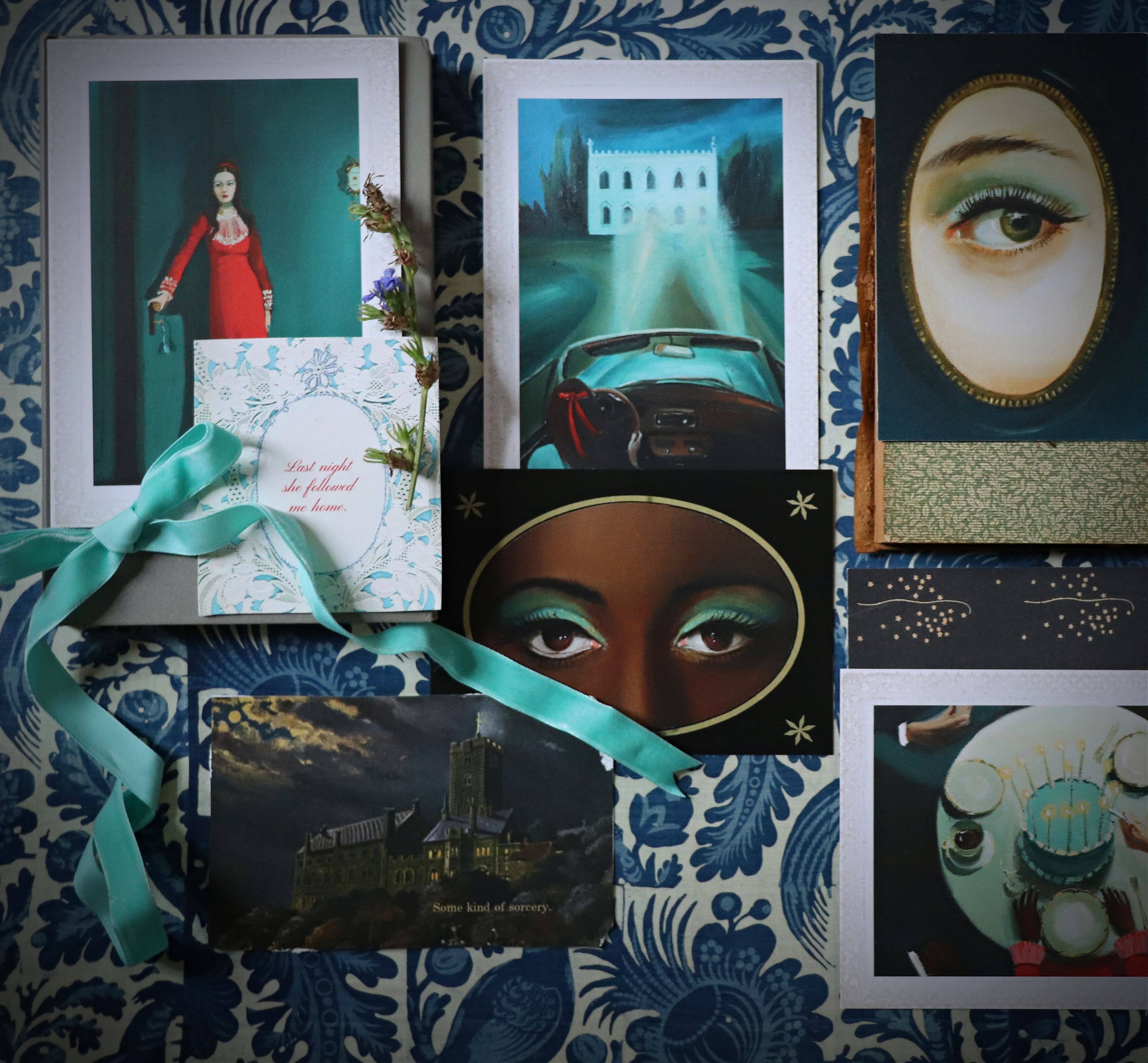 THE MANSION GIRLS - Wholesale Art Print - I Spy A Hazel Eye. Double-sided Print3