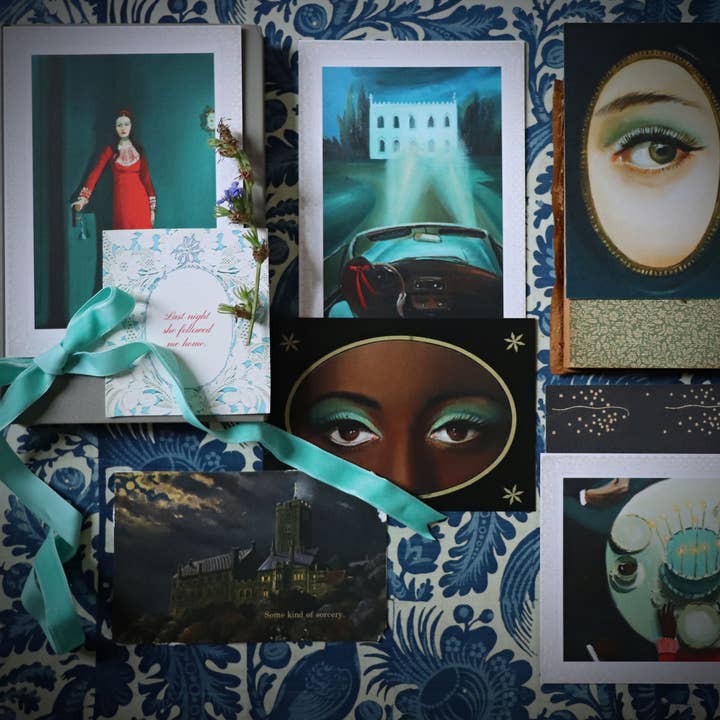 THE MANSION GIRLS - Wholesale Art Print - I Spy A Hazel Eye. Double-sided Print3