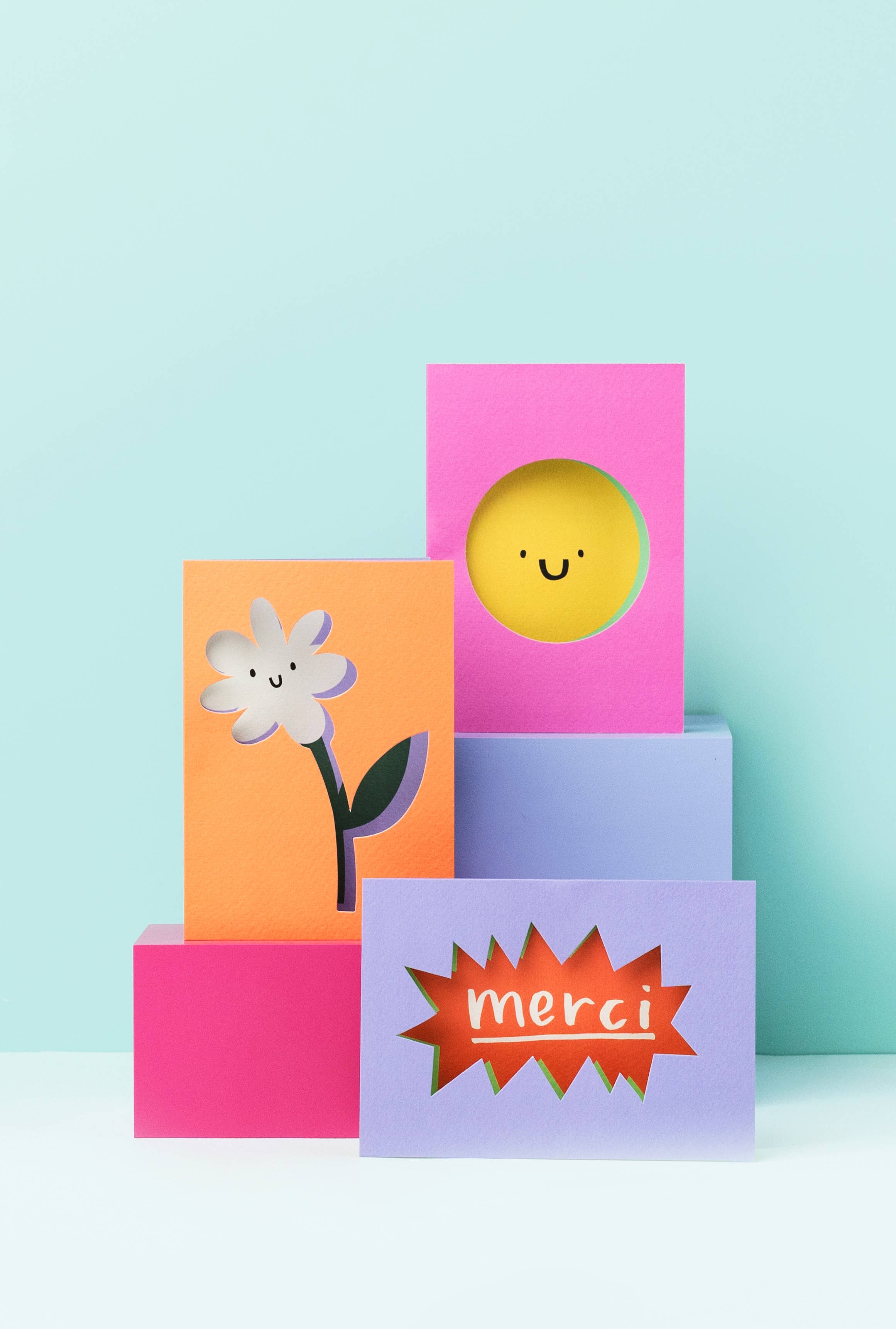 Rumble Cards – wholesale Everyday greeting card – Flower Card - Die Cut Cards - Floral - Just Because - Cute2