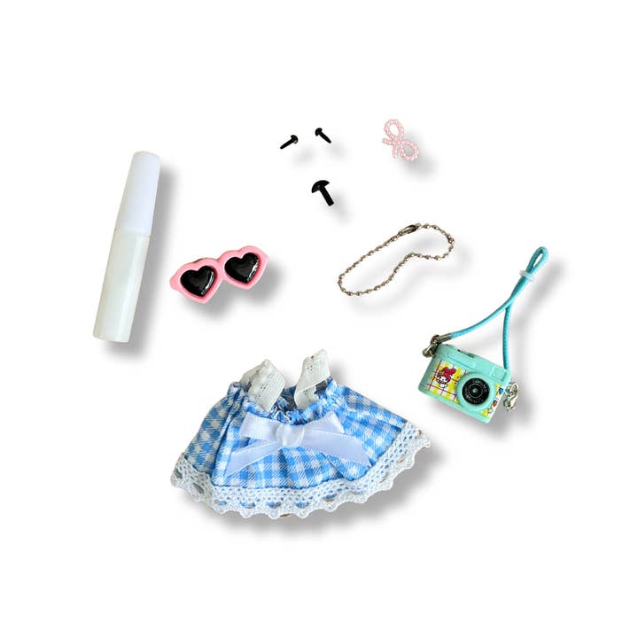 MODEUN SHOP - Wholesale DIY Craft Kit - CAMERA GIRL BEAR DIY KEYCHAIN KIT1