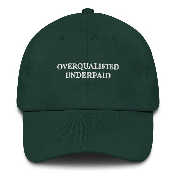 The Refined Spirit - Wholesale Baseball Cap - Unisex - Overqualified Underpaid - Cap5