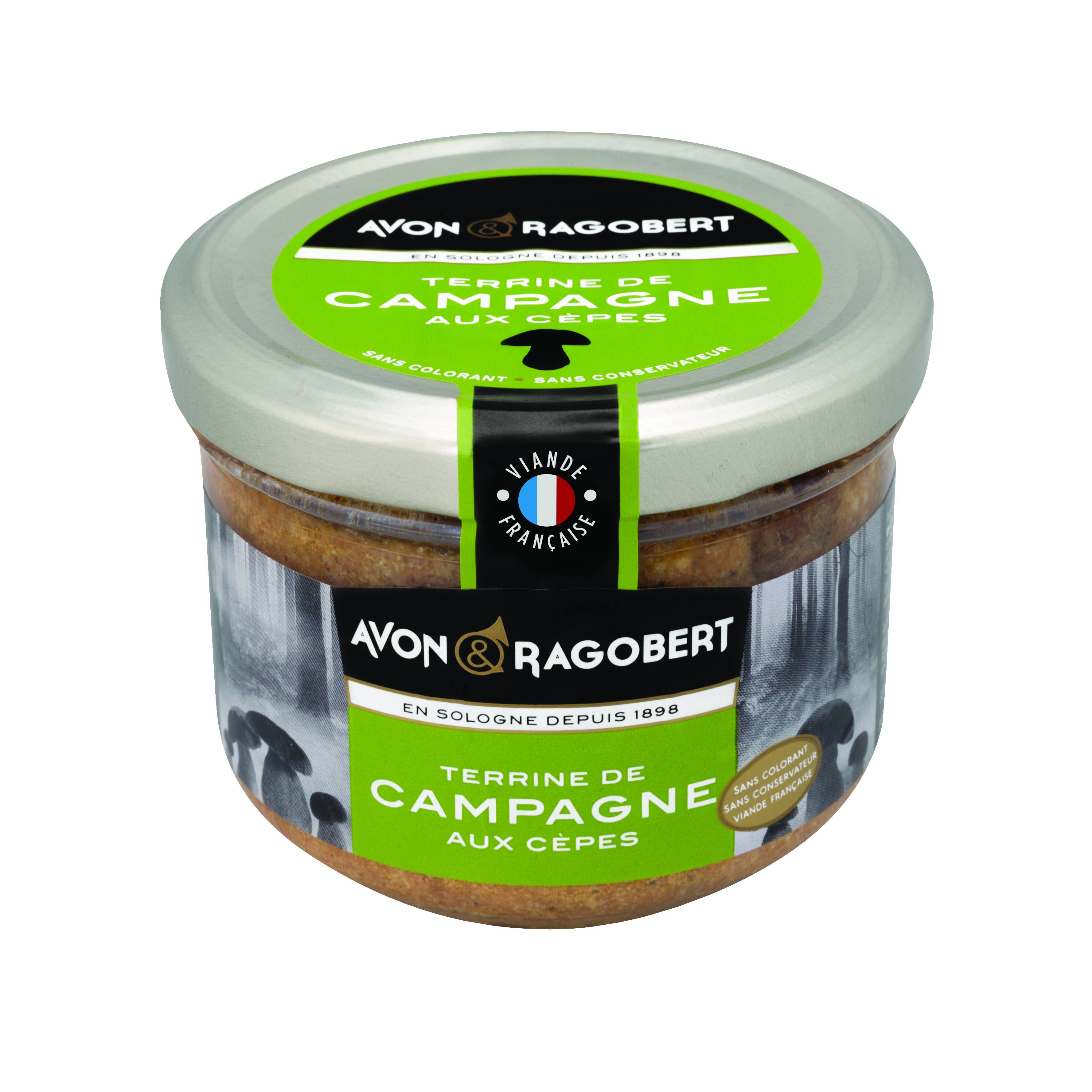 Avon & ragobert - Vendita all'ingrosso Confettura - Terrina di campagna con funghi porcini1