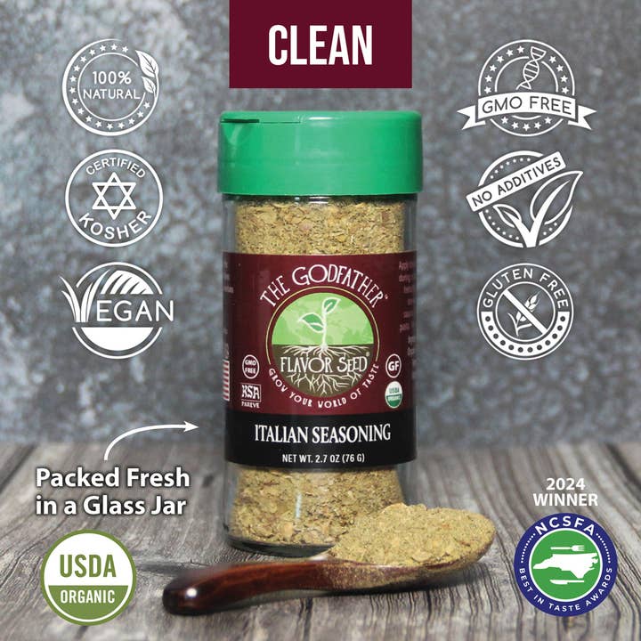 Flavor Seed - Wholesale Dried Spice Mix - The Godfather "Killer" Organic Italian Seasoning