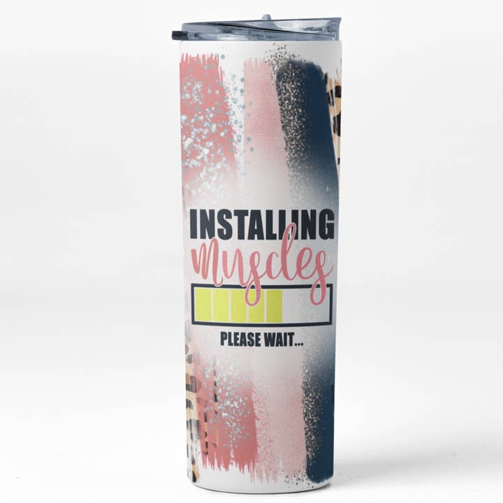 Muscles, please wait wird installiert Tumbler für den Großhandel von Cute Teacher Things